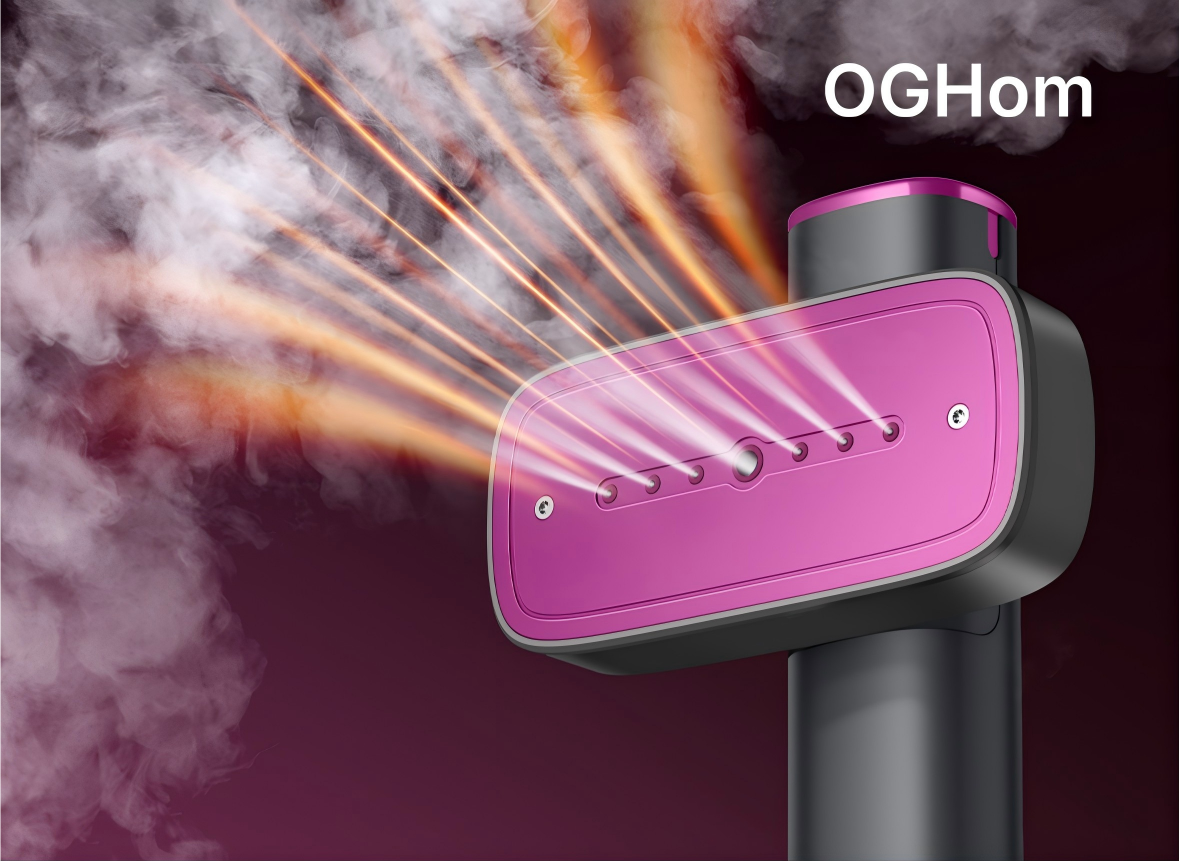 OGHom pink travel steamer